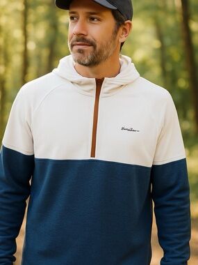 Eddie Bauer Motion FreeDry Pullover Half-Zip Men’s L